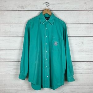 Vintage 1990s Ralph Lauren Cookie RARE Button Shirt Medium